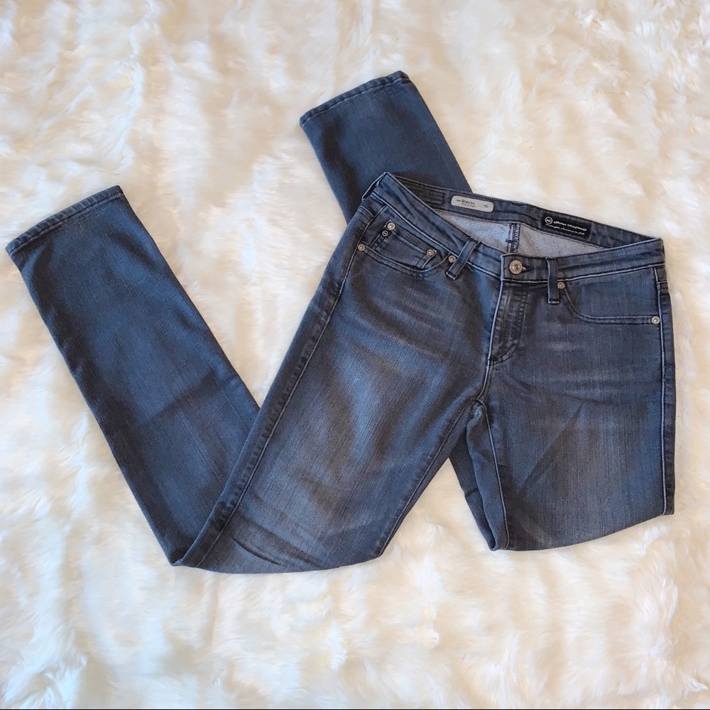 AG | The Stevie Slim Straight Gray Jeans